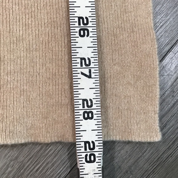 Gobi Cashmere Classic Knit Scarf Oatmeal/Khaki - Picture 8 of 9